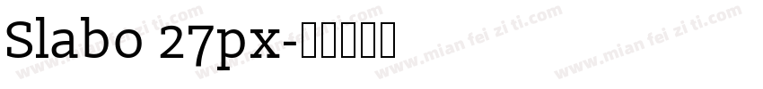 Slabo 27px字体转换